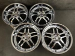 (4) Milanni 9012 Kapri Phantom Chrome Wheels Rims + Caps 20X10.5 ET30 5X112. Fixed Price $995.00.
