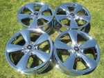 Set New 18" Ford Mustang Oem Chrome Wheels 2005-2014 DR33-1007-CA. Fixed Price $1799.00.
