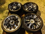 Used Cruiser Alloy Wheels Rim & Tire Set! High Quality Low Price! Great Deal!!. Fixed Price $695.00.