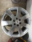 18X8 Wheel Rim Single Spoke Polished Opt QF8 From 2008 Cadillac Srx 11720326. Fixed Price $111.04.