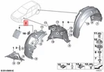 Bmw Oem 14-16 228I-FRONT Fender Liner Splash Shield Left 51717312837. Fixed Price $81.08.