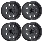 Set 16" Pacer 164B Lt Mod Black 16X8 Wheels 6X5.5 -06MM Truck Rims. Fixed Price $811.43.