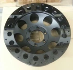 Gloss Black 16" Eagle Alloy Wheel Rim Simulated Beadlock Rings For 102 185 195. Fixed Price $139.50.