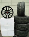 22" New Gmc Yukon Sierra Oe Style Gloss Black Wheels And Tires 5924 Set Of. Fixed Price $2019.99.