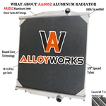 Radiator Fit 2005-07 Volvo/mack Truck Cx,cxn,vision, 1997 & Up Vn,vnl,vnm Models. Fixed Price $629.00.