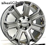 22" Hyper Black Chrome 5660 Replica Rims Fits 2025 Gmc Sierra Yukon Denali 6X5.5. Fixed Price $1269.99.