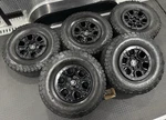 Ford Bronco Sasquatch 17 Badlands Black Oem Wheels 35" Bfg KO2 Tires Rims Tpms. Fixed Price $2499.99.