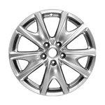 18X7.5 Split Spoke Front Alloy Wheel Painted Bright Smoked Hypersilver 73716. Fixed Price $285.89.
