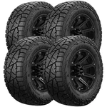 (qty 4) LT295/60R20 Hercules Tis Offroad RT1 126/123R Lre Black Wall Tires. Fixed Price $1270.96.