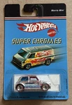 Hot Wheels Super Chromes Morris Mini 1:64 Diecast Car Silver Red Blue 2006. Fixed Price $25.00.