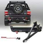 Off-road Rear Bumper W/ Spare Tire Carrier For 1984-2001 Jeep Cherokee Xj Black. Fixed Price $299.99.