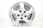 00-03 Porsche Boxster 2.7L 17X8-1/2 Rear 5 Spoke Wheel Assembly. Fixed Price $199.99.