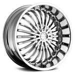 Strada Spina Wheel 22X8.5 (30, 5X120.65, 74.1) Chrome Single Rim. Fixed Price $498.00.
