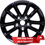 New Set Of 4 17" Gloss Black Alloy Wheels Rims For 2011-2020 Dodge Grand Caravan. Fixed Price $603.00.