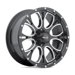17X9 Helo HE879 Gloss Black Machined Yellow Wheel 5X5 (-12MM). Fixed Price $276.30.