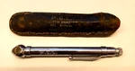 Vtg 50-60S Pcl Tyre Pressure Pocket Gauge 1 6-50 Lbs Original Leather Case. Fixed Price $45.00.