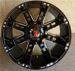 Havok H103 Chevy Gmc Wheels 20"X12 -44 Offset 8 Lugs Road Black Milled. Fixed Price $1499.00.
