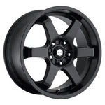 Focal 16X7 5X108 5X4.50 +42 421B Black W/satin Clear Coat Wheel Rim. Fixed Price $187.00.