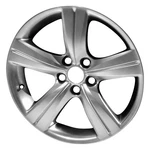 Refurbished Painted Medium Smoked Hypersilver Aluminum Wheel 18 X 4261130B20. Fixed Price $293.55.