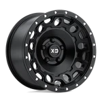 XD129 Holeshot 17X8.5 5X120 34MM Satin Black Wheel. Fixed Price $257.05.