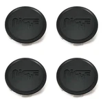 4 Niche Black Wheel Center Caps 2.95"/2-15/16" 5/6L M158 Form M166 Ascari. Fixed Price $39.33.