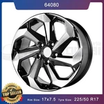 For Honda Accord Oem Design Wheel 17" 17X7.5 2016-2017 Machined Black Rim 64080. Fixed Price $135.57.