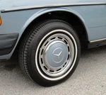 Omega Portawall 14" Black White Inserts Set Of Mercedes W108 W123 R107. Fixed Price $64.78.