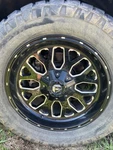 20X10 Fuel D588 Titan Gloss Black & Milled Wheel 6X135/6X5.5 (1MM). Fixed Price $700.00.