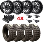 Fuel Triton Black Wheels 35 12.50 20 Tires M/t Mud Package Set. Fixed Price $2695.00.