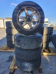 Set 4 Enkei T6R 17X9 Rims 17" Wheels W/tires Off 2013 Honda Civic Hybrid. Fixed Price $397.02.