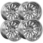 (SET-4) Cali Off-road 9114 Purge 20X12 8X6.5" -51MM Brushed Wheels Rims 20" Inch. Fixed Price $2699.96.