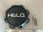 New Helo Wheels Matte Black Rim Hub Cover Center Cap 1079L170-H67 8 Lug. Fixed Price $39.00.