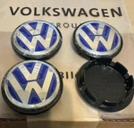 Center Caps Hubcap Blue Vw Golf Jetta Tiguan Passat 3B7 601 171 Oem Wheel. Fixed Price $79.95.