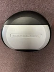 Land Rover Defender Spare Wheel Cover, Black W/silver Insert (VPLEW0143) Oem. Fixed Price $168.88.