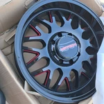 Mayhem 8110-2981BTR Tripwire 20X9 8X165.1 0MM 130.8MM Black Wheel. Fixed Price $240.00.