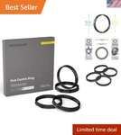 Black Polycarbonate Hub Rings 70.3MM Id, 74.1MM Od - Eliminate Wheel Vibration. Fixed Price $14.62.
