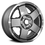 For Jeep Commander 06-10 Alloy Factory Wheel 5-SPOKE Medium Gray 17X7.5. Fixed Price $225.27.