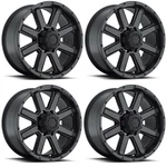 Set 4 17" Ultra 195SB Crusher Satin Black 17X8 Wheels 8X6.5 19MM Truck Rims. Fixed Price $1045.71.