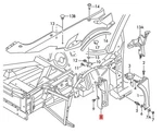 Genuine Closing Element Left Audi R8 420821111. Fixed Price $51.45.