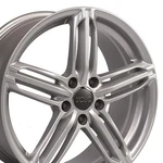 Silver 18 Inch 58840 Wheel Set Of Fits Audi Volkswagen RS6 Style ET35. Fixed Price $730.00.