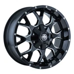 Mayhem 8015 Warrior 20X9 8X170 Offset Black W/milled Spokes (quantity 4). Fixed Price $1299.96.