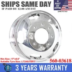 17" Front Polished Wheel 3618 Ford F-350 F-450 Dually Alloy Rim 17X6.5". Fixed Price $282.99.