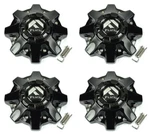 4X New Fuel Off Road Wheel Rim Center Caps Gloss Black Bolt On 8 Lug 1002-53GB. Fixed Price $144.00.