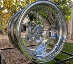 )18X 11" American Racing Custom Bilt Hopster Ford- Mopar Chevy Wheels. Fixed Price $615.00.
