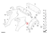 Genuine Bmw Hybrid X6 E71 E72 Cover Wheel Housing Rear Right 51717248212. Fixed Price $170.64.