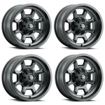 Set 12" Vision 415 Bomb Matte Black 12X7 Wheels 4X156 2.5MM Rims. Fixed Price $331.20.