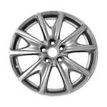 18X7.5 Split Spoke Front Alloy Wheel Painted Light Smoked Hypersilver 73716. Fixed Price $288.89.