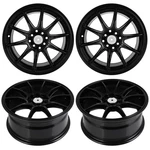 (4 Set) 16"X7" 4X100 Offset +40 Alloy Wheels Rims For 2016-2024 Mazda MX-5 Miata. Fixed Price $425.99.