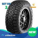 Set Of (2) New Lt 37X13.5R17 Nitto Ridge Grappler 121Q. Fixed Price $1252.40.