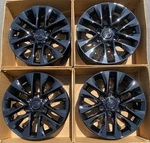 18" Lexus Factory Wheels Oem Rims Gloss Black Set 74297 New 2022. Fixed Price $1300.00.